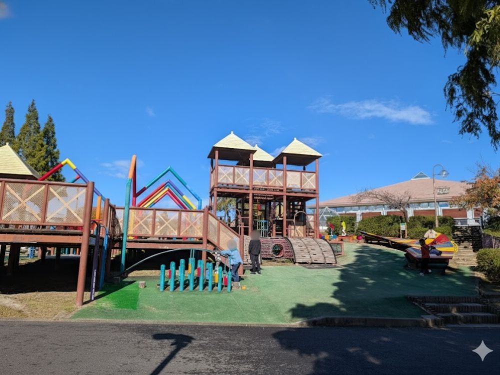 とだがわこどもランドの大型遊具