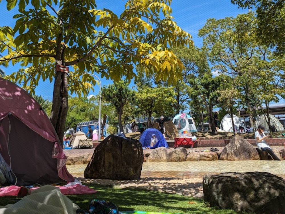 西猪名公園ウォーターランドの流れゾーン